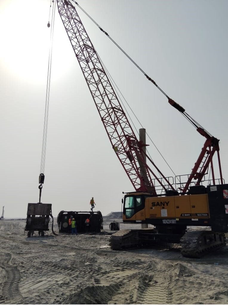 sany 75t crawler crane avalable